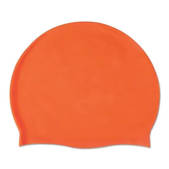 Gorro de baño de silicona impermeable con impresión personalizada al por mayor para adultos y niños.